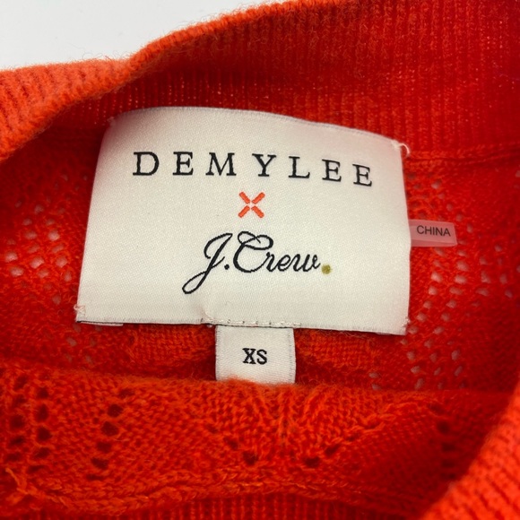 J.Crew x Demylee Pointelle Wool Sweater - Picture 4 of 7